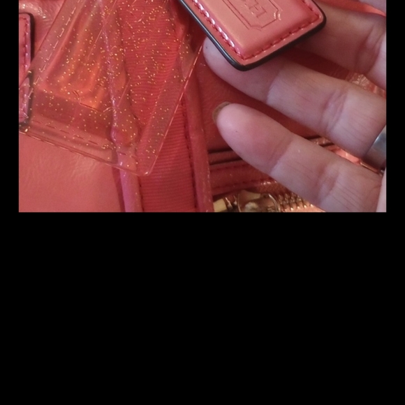 Coach poppy daisy liquid gloss satchel 10x10 nwot no callouts - Picture 3 of 12